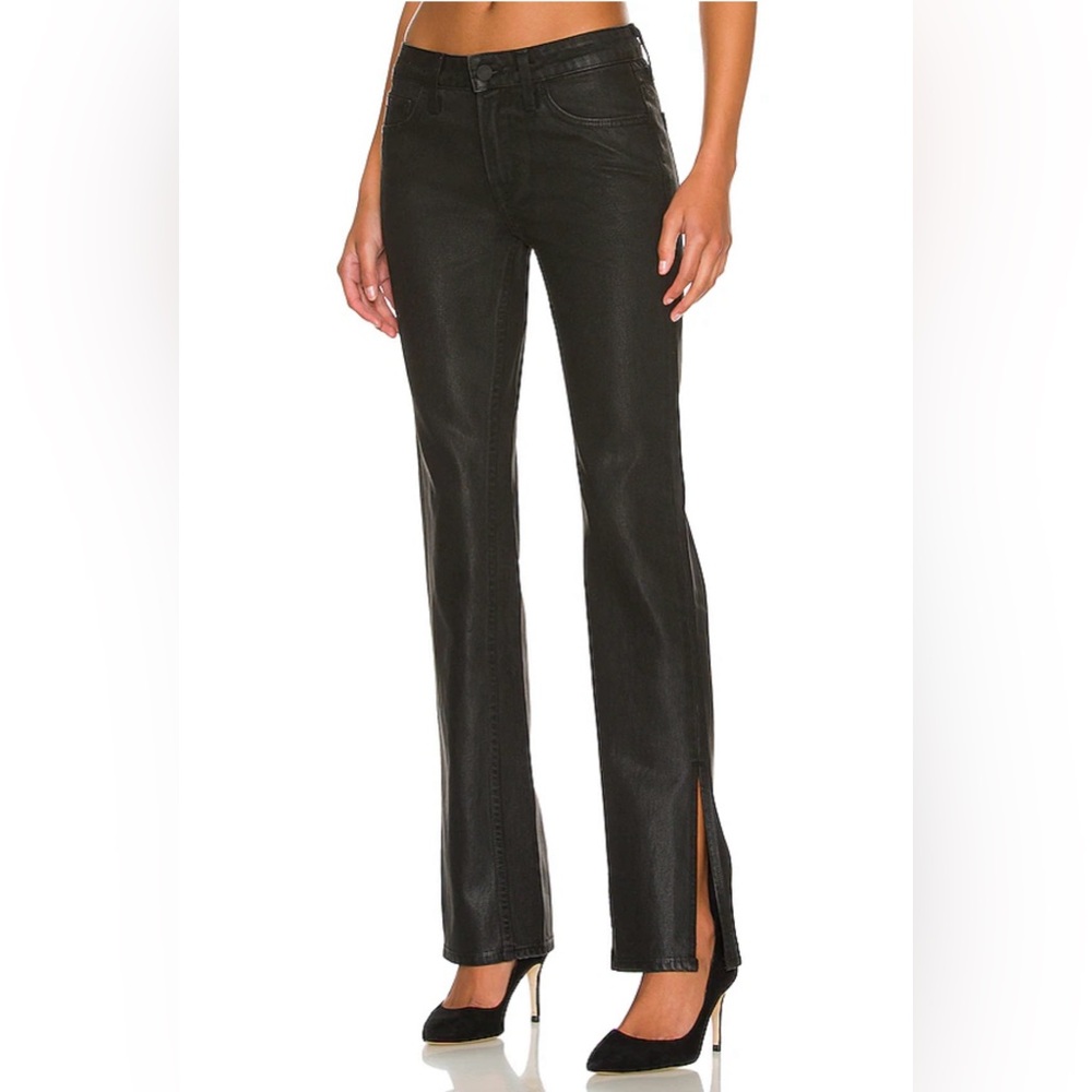 New with tags! Black coated denim pants